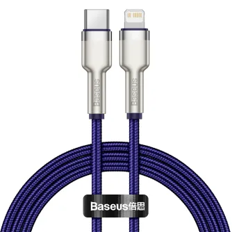 Кабели - USB-C cable for Lightning Baseus Cafule, PD, 20W, 1m (green) CATLJK-A05 - быстрый заказ от производителя