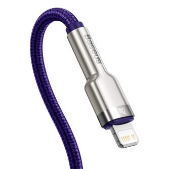 Кабели - USB-C cable for Lightning Baseus Cafule, PD, 20W, 1m (green) CATLJK-A05 - быстрый заказ от производителя