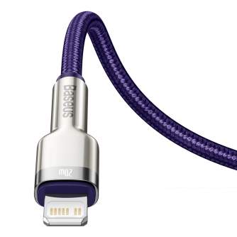 Kabeļi - USB-C cable for Lightning Baseus Cafule, PD, 20W, 1m (green) CATLJK-A05 - ātri pasūtīt no ražotāja