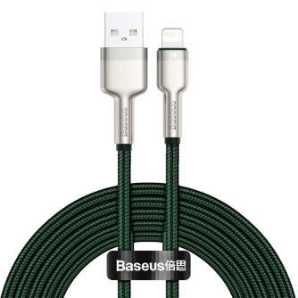 Кабели - USB cable for Lightning Baseus Cafule, 2.4A, 2m (green) CALJK-B06 - быстрый заказ от производителя
