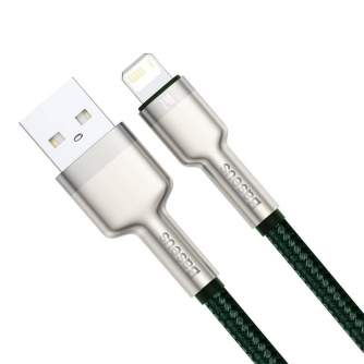 Cables - USB cable for Lightning Baseus Cafule, 2.4A, 2m (green) CALJK-B06 - quick order from manufacturer