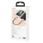 Кабели - USB cable for Lightning Baseus Cafule, 2.4A, 0,25m (black) CALJK-01 - быстрый заказ от производителя