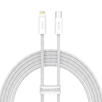Kabeļi - USB-C cable for Lightning Baseus Dynamic Series, 20W, 2m (white) CALD000102 - ātri pasūtīt no ražotāja