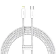 Кабели - USB-C cable for Lightning Baseus Dynamic Series, 20W, 2m (white) CALD000102 - быстрый заказ от производителяКабели - USB-C cable for Lightning Baseus Dynamic Series, 20W, 2m (white) CALD000102 - быстрый заказ от производителя