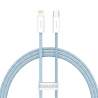 Cables - USB-C cable for Lightning Baseus Dynamic Series, 20W, 1m (blue) CALD000003 - quick order from manufacturerCables - USB-C cable for Lightning Baseus Dynamic Series, 20W, 1m (blue) CALD000003 - quick order from manufacturer