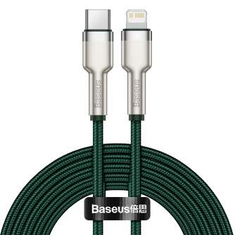 Cables - Baseus USB-C cable for Lightning 2m (green) CATLJK-B06 - quick order from manufacturer