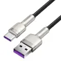 Кабели - USB cable for USB-C Baseus Cafule, 66W, 2m (black) CAKF000201 - быстрый заказ от производителя