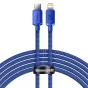 Кабели - Baseus Crystal Shine cable USB-C to Lightning, 20W, PD, 2m (blue) CAJY000303 - быстрый заказ от производителя