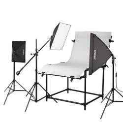 Priekšmetu foto galdi - walimex Shooting Table Set Pro Daylight - ātri pasūtīt no ražotāja