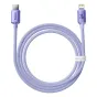 Кабели - Baseus Crystal Shine cable USB-C to Lightning, 20W, PD, 1.2m (purple) CAJY000205 - быстрый заказ от производителя