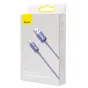 Kabeļi - Baseus Crystal Shine cable USB to Lightning, 2.4A, 2m (purple) CAJY000105 - ātri pasūtīt no ražotāja