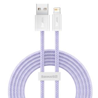Кабели - Baseus Dynamic cable USB to Lightning, 2.4A, 2m (Purple) CALD000505 - быстрый заказ от производителя