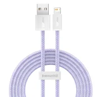 Kabeļi - Baseus Dynamic cable USB to Lightning, 2.4A, 2m (Purple) CALD000505 - быстрый заказ от производителяKabeļi - Baseus Dynamic cable USB to Lightning, 2.4A, 2m (Purple) CALD000505 - быстрый заказ от производителя