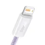 Kabeļi - Baseus Dynamic cable USB to Lightning, 2.4A, 2m (Purple) CALD000505 - ātri pasūtīt no ražotāja