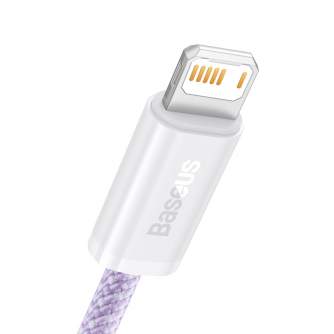 Cables - Baseus Dynamic cable USB to Lightning, 2.4A, 2m (Purple) CALD000505 - quick order from manufacturer