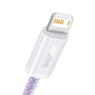 Kabeļi - Baseus Dynamic cable USB to Lightning, 2.4A, 1m (purple) CALD000405 - ātri pasūtīt no ražotāja