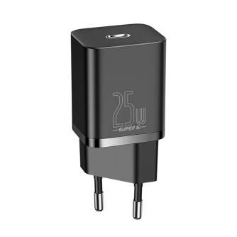 Batteries and chargers - Baseus Super Si Quick Charger 1C 25W (black) CCSP020101 - quick order from manufacturer