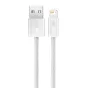 Kabeļi - Baseus Dynamic cable USB to Lightning, 2.4A, 1m (White) CALD000402 - быстрый заказ от производителя