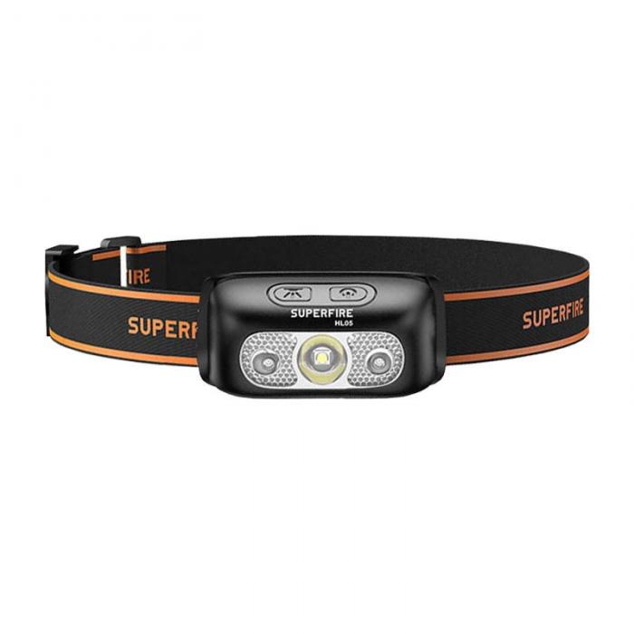 Hand Lights - Headlight Superfire HL05-D, 110lm, USB HL05-D - quick order from manufacturer