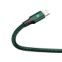 Kabeļi - Baseus Rapid Series 3-in-1 cable USB-C For M+L+T 20W 1.5m (Green ) CAMLT-SC06 - ātri pasūtīt no ražotāja