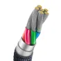 Kabeļi - Baseus Crystal Shine cable USB to USB-C, 100W, 1.2m (black) CAJY000401 - ātri pasūtīt no ražotāja