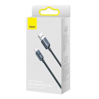 Кабели - Baseus Crystal Shine cable USB to USB-C, 100W, 1.2m (black) CAJY000401 - быстрый заказ от производителя