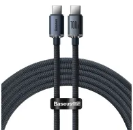 Kabeļi - Baseus Crystal Shine cable USB-C to USB-C, 100W, 2m (black) CAJY000701 - ātri pasūtīt no ražotājaKabeļi - Baseus Crystal Shine cable USB-C to USB-C, 100W, 2m (black) CAJY000701 - ātri pasūtīt no ražotāja