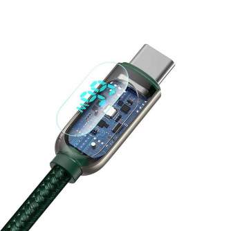 Kabeļi - Baseus Display Cable USB to Type-C, 66W, 2m (green) CASX020106 - ātri pasūtīt no ražotāja