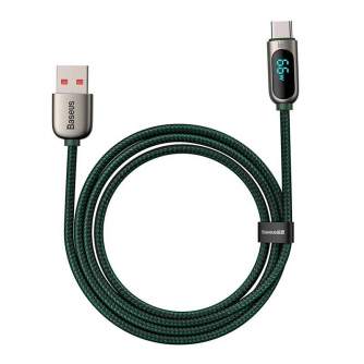 Кабели - Baseus Display Cable USB to Type-C, 66W, 1m (green) CASX020006 - быстрый заказ от производителя
