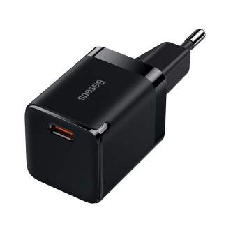 Cables - Baseus GAN3 Fast Charger 1C 30W (black) CCGN010101 - quick order from manufacturer