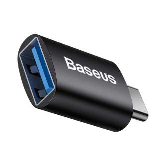 Sortimenta jaunumi - Baseus Ingenuity USB-C to USB-A adapter OTG (Black) ZJJQ000001 - ātri pasūtīt no ražotāja
