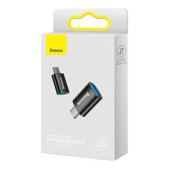 New products - Baseus Ingenuity USB-C to USB-A adapter OTG (Black) ZJJQ000001 - quick order from manufacturer