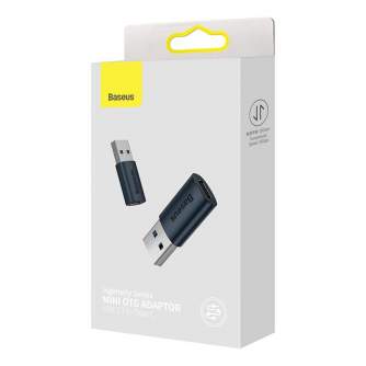 Новые товары - Baseus Ingenuity USB-A to USB-C adapter OTG (blue) ZJJQ000103 - быстрый заказ от производителя