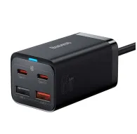 Wall charger - Quick Charger Baseus GaN3 Pro, 2x USB-C, 2x USB, 65W (black) CCGP040101 - quick order from manufacturerWall charger - Quick Charger Baseus GaN3 Pro, 2x USB-C, 2x USB, 65W (black) CCGP040101 - quick order from manufacturer