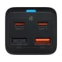 Wall charger - Quick Charger Baseus GaN3 Pro, 2x USB-C, 2x USB, 65W (black) CCGP040101 - quick order from manufacturer