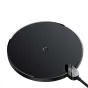 Datu Kabeļi - Inductive wireless charger Baseus Digital LED 15W (black) CCED000001 - ātri pasūtīt no ražotāja
