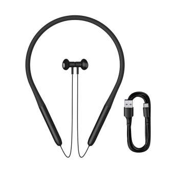 Headphones - Neckband Magnetic Sport Earphones Baseus Bowie P1 (black) NGPB000001 - quick order from manufacturer