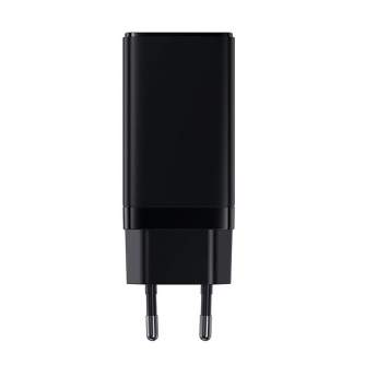 Baterijas, akumulatori un lādētāji - Baseus GAN3 Pro Fast Charger, 2xUSB-C + USB, 65W (black) CCGP050101 - ātri pasūtīt no ražotāja