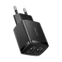Mobilo tālruņu, planšetdatoru, GPS lādētāji - Baseus Compact Quick Charger, 2x USB, 10.5W (black) CCXJ010201 - ātri pasūtīt no ražotāja