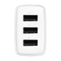 Telefonų, planšetinių kompiuterių ir GPS įkrovikliai - Baseus Compact Quick Charger, 3x USB, 17W (White) CCXJ020102 - купить сег