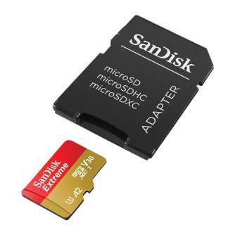 Atmiņas kartes - Memory card SANDISK EXTREME microSDXC 1 TB 190/130 MB/s UHS-I U3 (SDSQXAV-1T00-GN6MA) SDSQXAV-1T00-GN6MA - perc šodien veikalā un ar piegādi