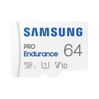 New products - Memory card Samsung Pro Endurance 64GB + adapter (MB-MJ64KA/EU) MB-MJ64KA/EU - quick order from manufacturer