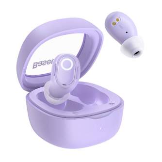 Headphones - Wireless headphones Baseus Bowie WM02 TWS, Bluetooth 5.0 (Violet) NGTW180005 - quick order from manufacturer