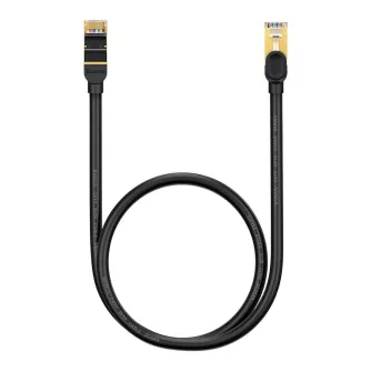 Video vadi, kabeļi - Baseus Ethernet RJ45, 10Gbps, 1m network cable (black) WKJS010101 - ātri pasūtīt no ražotāja