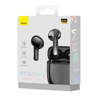 Headphones - Earphones TWS Baseus Storm 3, ANC (black) NGTW140101 - quick order from manufacturer