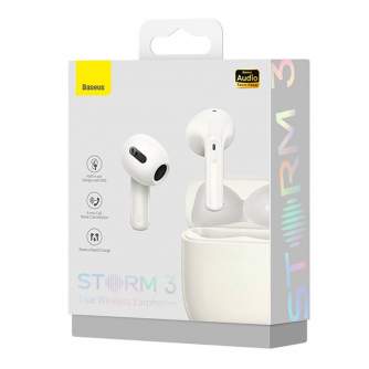 Headphones - Earphones TWS Baseus Storm 3, ANC (white) NGTW140102 - quick order from manufacturer