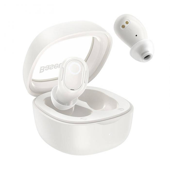 Austiņas - Wireless headphones Baseus Bowie WM02 TWS, Bluetooth 5.0 (white) NGTW180002 - ātri pasūtīt no ražotāja