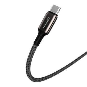 Kabeļi - USB-C to Lightning Cable Vipfan P03 1,5m, Power Delivery (black) CB-P3 - ātri pasūtīt no ražotāja