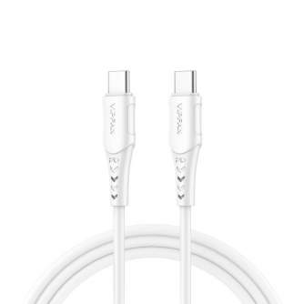 Kabeļi - USB-C to USB-C cable Vipfan P05, 60W, PD, 1m (white) P05-1m - ātri pasūtīt no ražotāja