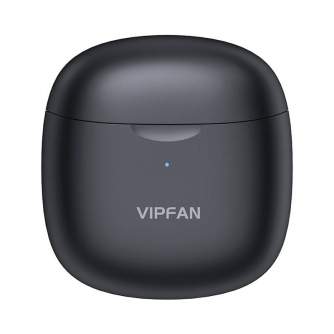 Austiņas - Wireless Headphones TWS Vipfan T06, Bluetooth 5.0 (black) T06-black - ātri pasūtīt no ražotāja